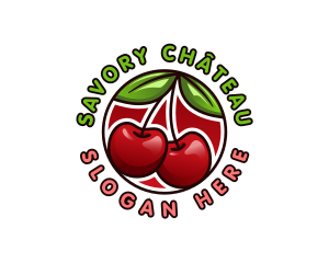 Sweet Cherry Fruit  logo design