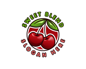 Sweet Cherry Fruit  logo design