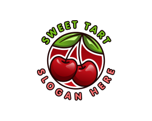 Sweet Cherry Fruit  logo design