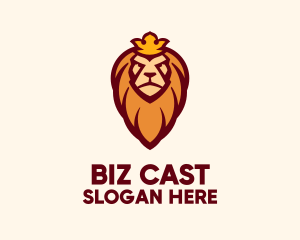 Lion Head King  Logo