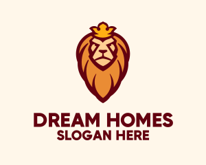 Lion Head King  Logo