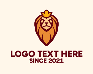 Roar - Lion Head King logo design