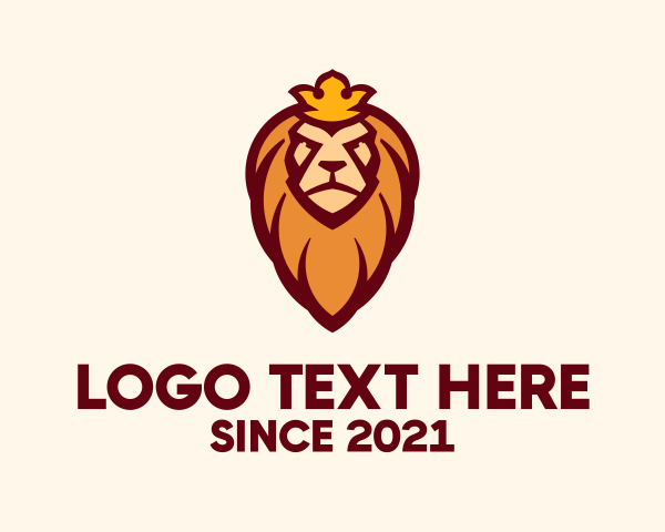 Lioness logo example 2