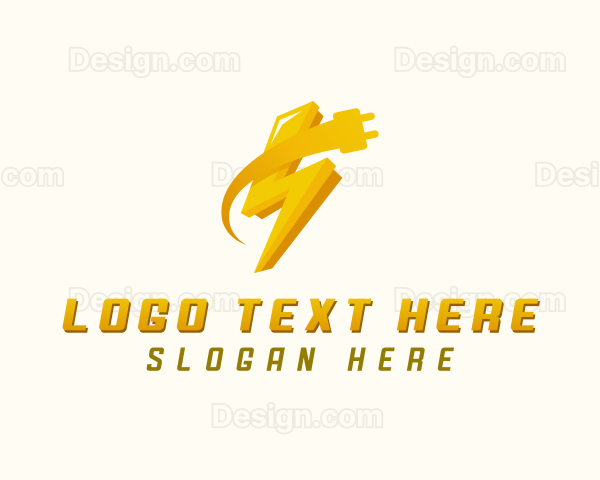 Lightning Bolt Plug Logo