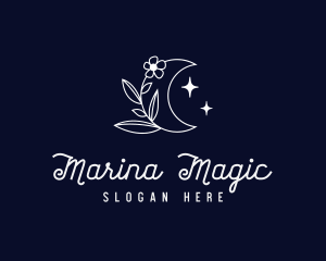 Lunar Flower Decor logo design