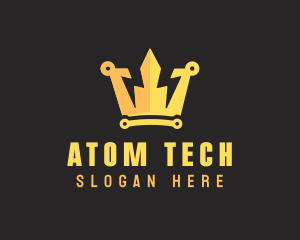 Energy Tech Crown logo design