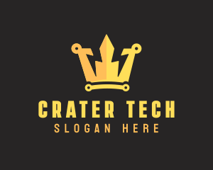 Energy Tech Crown logo design