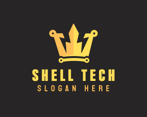 Energy Tech Crown logo design