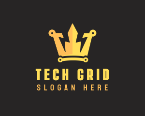 Energy Tech Crown logo design