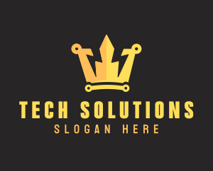 Energy Tech Crown logo design