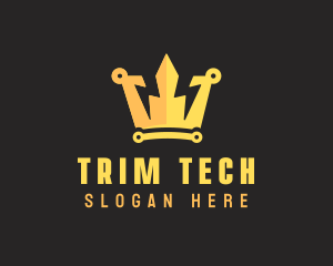 Energy Tech Crown logo design