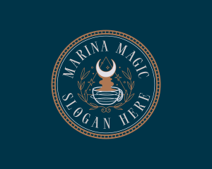 Mystical Coffee Cafe logo design