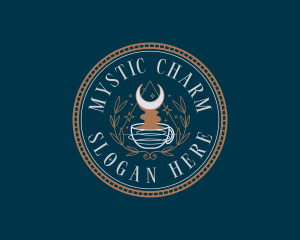 Mystical Coffee Cafe logo design