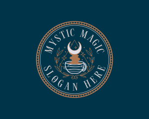 Mystical Coffee Cafe logo design