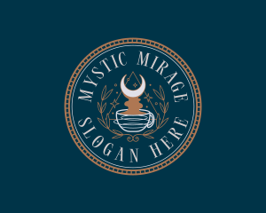 Mystical Coffee Cafe logo design