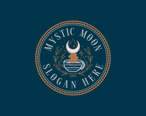 Mystical Coffee Cafe logo design