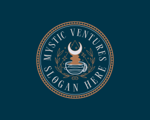 Mystical Coffee Cafe logo design