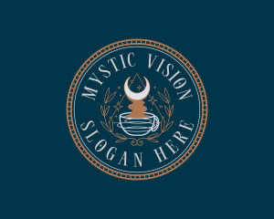 Mystical Coffee Cafe logo design