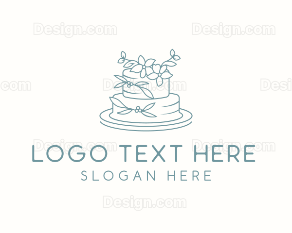 Sweet Cake Dessert Logo