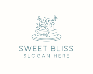 Sweet Cake Dessert logo design