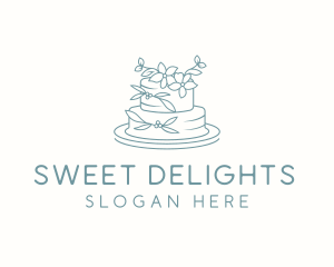 Sweet Cake Dessert logo design