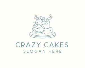 Sweet Cake Dessert logo design