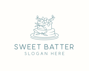 Sweet Cake Dessert logo design