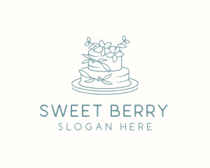 Sweet Cake Dessert logo design