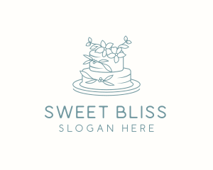 Sweet Cake Dessert logo design