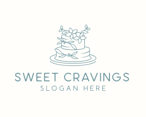 Sweet Cake Dessert logo design