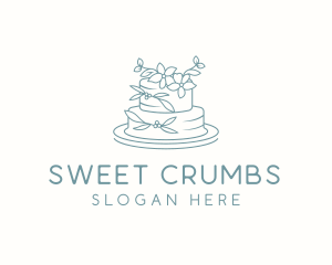 Sweet Cake Dessert logo design