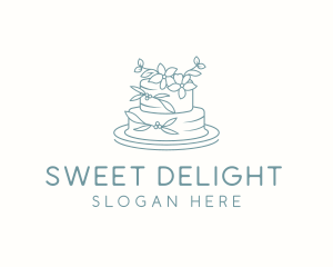 Sweet Cake Dessert logo design