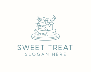 Sweet Cake Dessert logo design