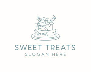 Sweet Cake Dessert logo design