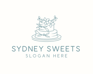 Sweet Cake Dessert logo design