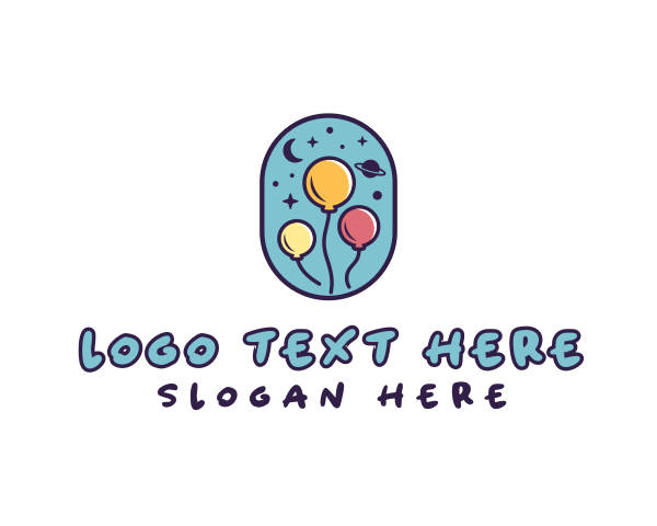 Balloon logo example 2