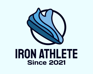 Athletic Running Shoe logo design