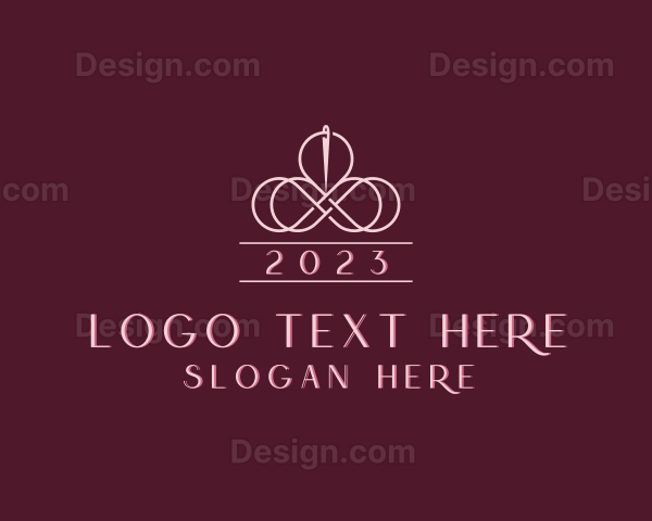 Knitting Needle Tailoring Logo