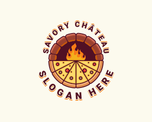 Pizza Oven Restaurant logo design