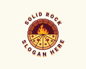 Pizza Oven Restaurant logo design