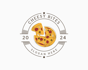 Pizza Restaurant Pizzeria logo design