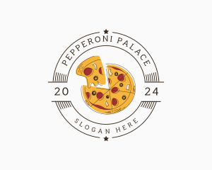 Pizza Restaurant Pizzeria logo design