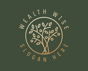 Golden Branch Leaves logo