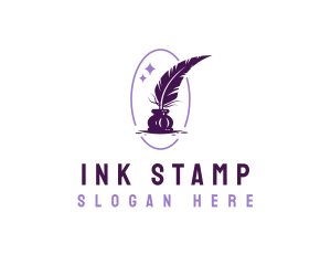 Writing Quill Ink logo design