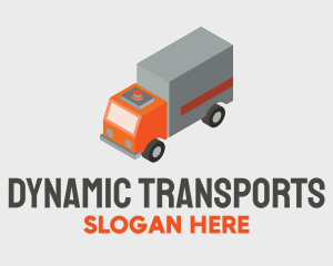 Isometric Delivery Truck  logo