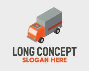 Isometric Delivery Truck  logo