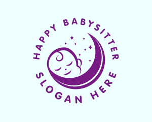 Sleeping Baby Nursery logo design