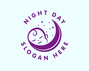 Sleeping Baby Nursery logo design