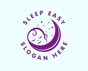 Sleeping Baby Nursery logo design