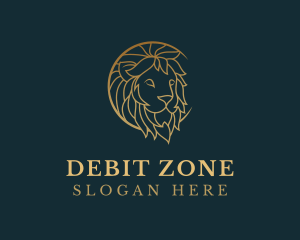 Golden Lion Animal logo design